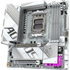 Carte mère Gigabyte B850M Aorus Elite WiFi6E Ice Socket AM5 (blanc argenté, RAID, 2,5 Go-LAN, WiFi 6E, BT, Sound, µATX)