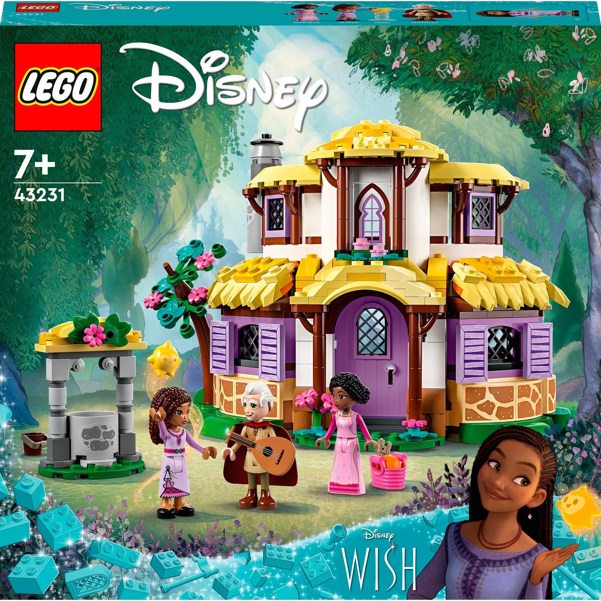 Lego Disney - Jouet de construction La maison d'Asha (43231)
