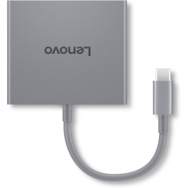 Hub USB Lenovo USB-C 4 en 1 Gen2 (gris)