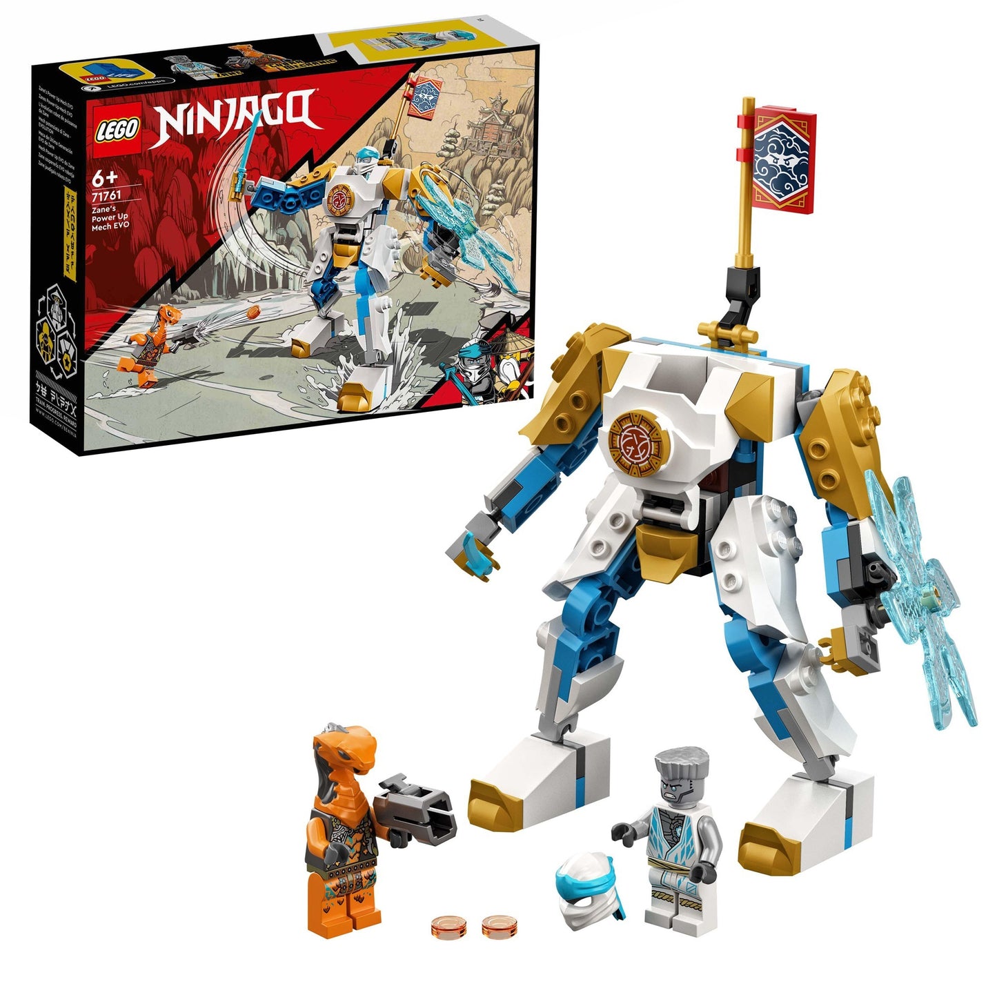 Lego Ninjago - Jouet de construction Power-Up Mech EVO de Zane (71761)