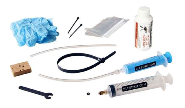 Bleedkit kit de purge premium + liquide de frein rouge pour freins shimano 2012+