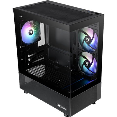 Boîtier mini tour Thermaltake view 170 tg argb (noir | 2x usb-a | rgb | verre trempé)