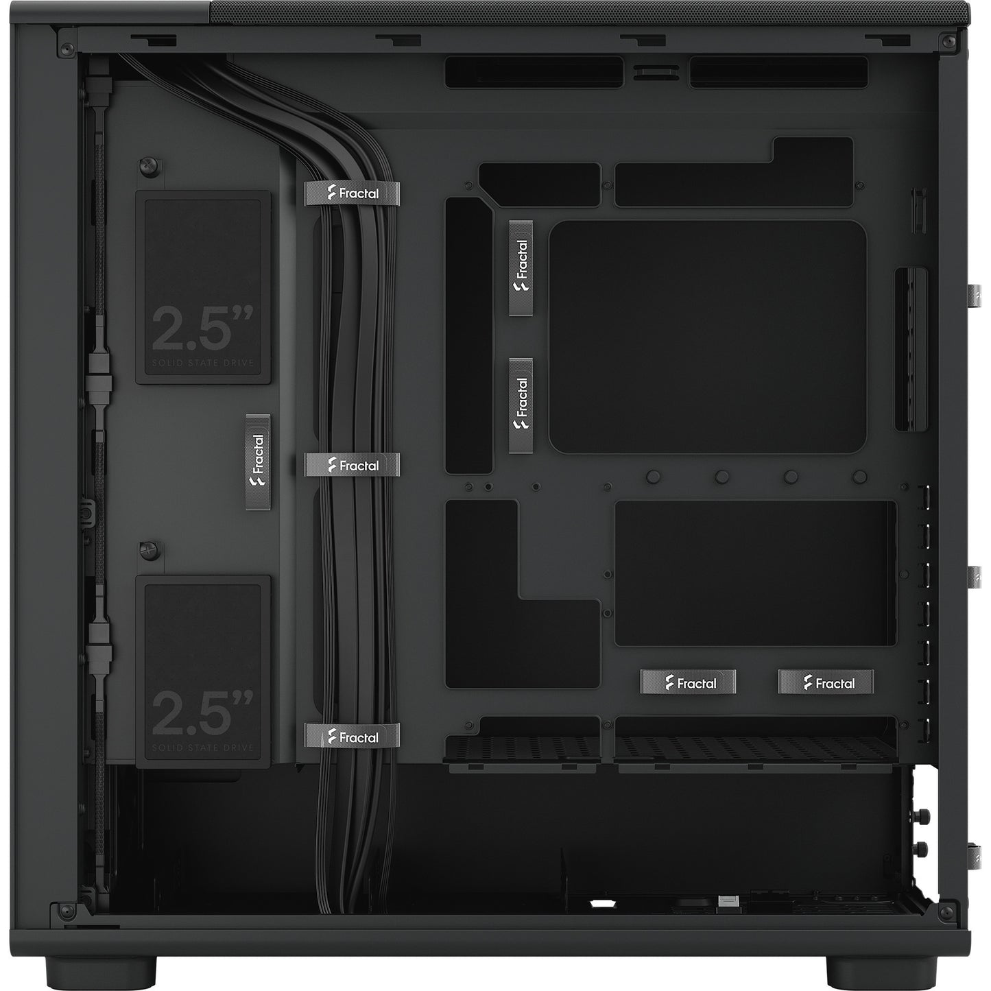 Boîtier tour midi solide Fractal Design Epoch XL (noir | 2x USB-A | 1x USB-C)
