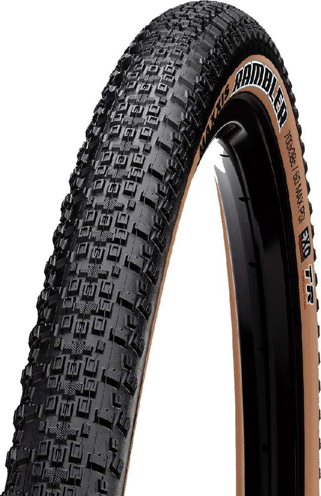 Pneu pliable Maxxis Rambler Tanwall 28 tr Exo Dual 60