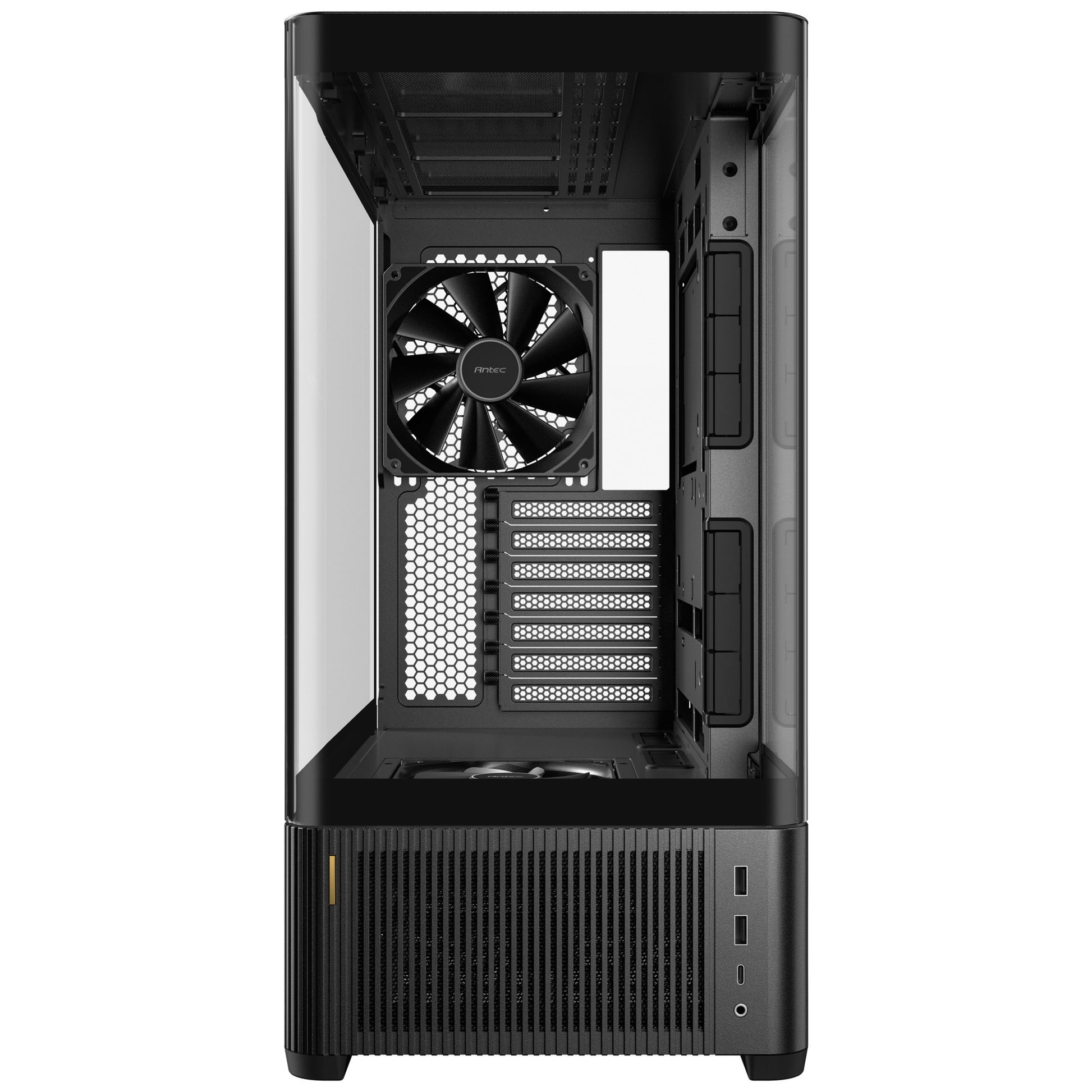 Boîtier tour midi Antec C6 Curve Air (noir | 2x USB-A | 1x USB-C | verre trempé)