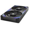 Nzxt performance fan f280x ventilateurs de boîtier rgb (noir, 2 pièces, 280 x 140 x 30 mm, pwm)