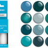 Set de stylos de retouche Cube bleu brillant