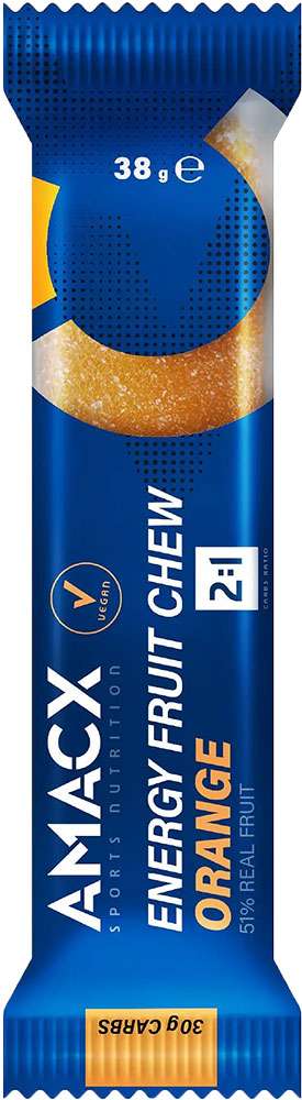 Barre à mâcher aux fruits énergétiques Amacx 38g