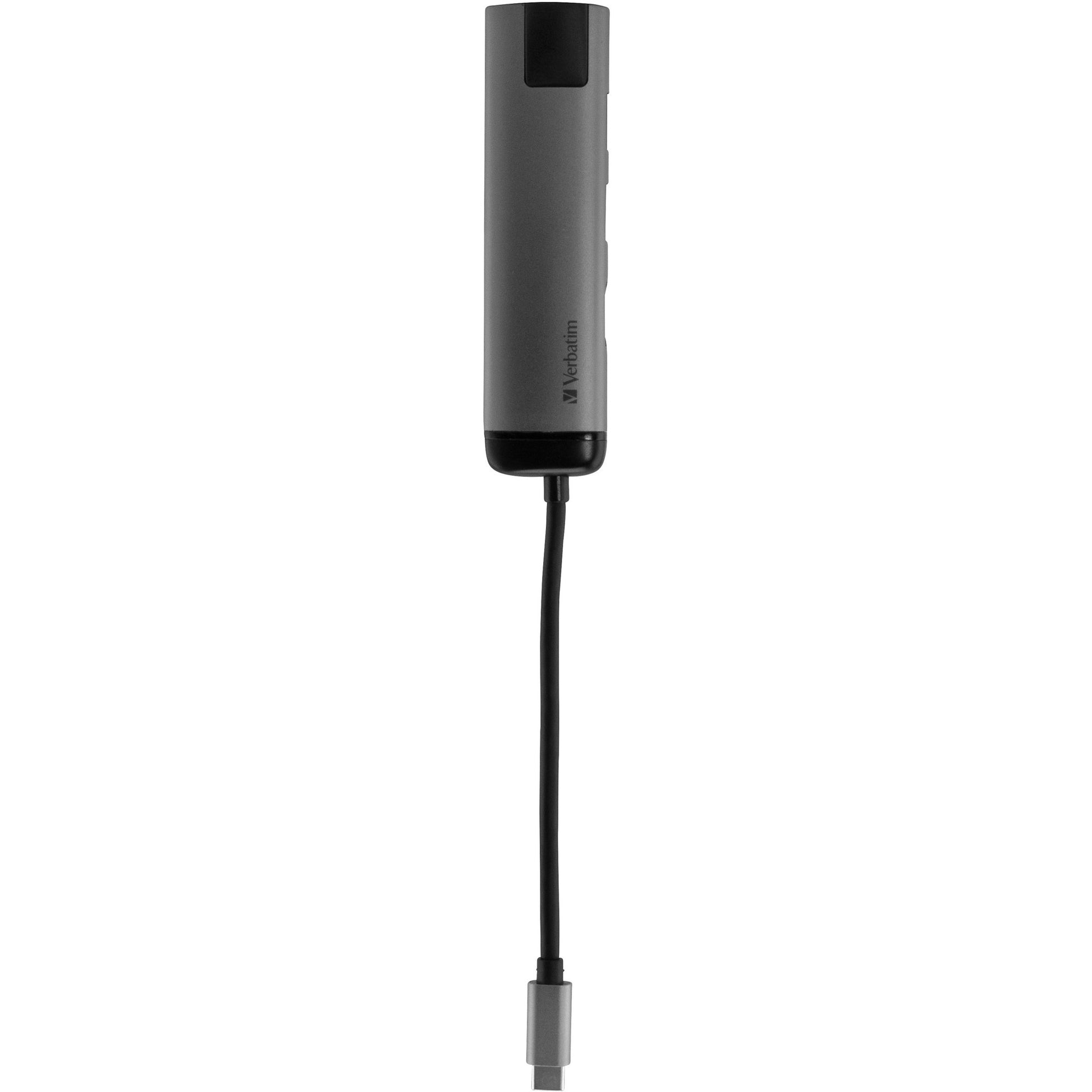 Verbatim USB 3.2 Gen 1 Multiport Hub, USB-C> 2x USB-A + US