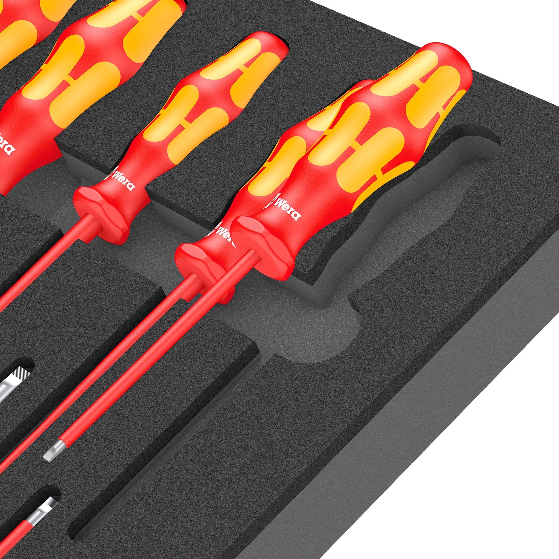 Insert moussant wera 9711 avec tournevis VDE