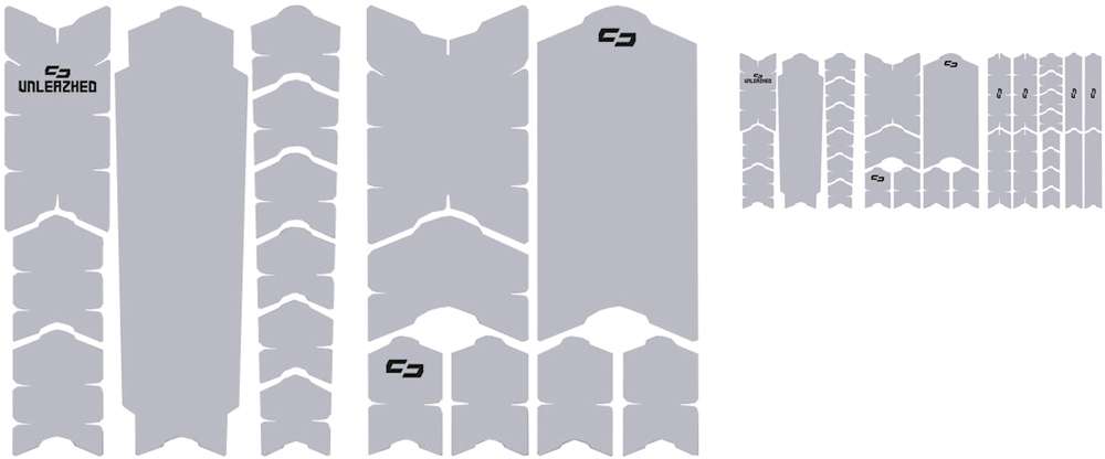 Feuille de protection du cadre e-frame Unleazhed anti-rayures pour vélo électrique