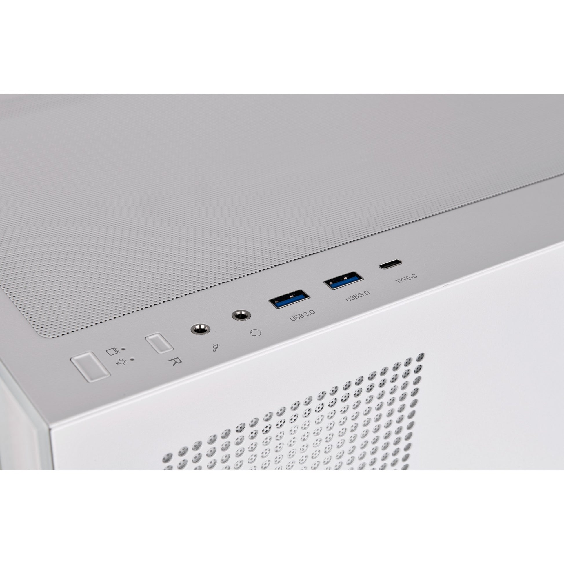 Thermaltake view 270 tg argb - boîtier tour midi neige (blanc | 2x USB-A | 1x USB-C | RGB | verre trempé)
