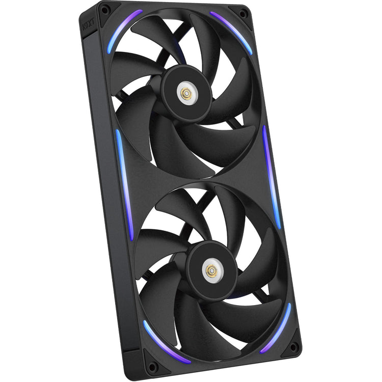Nzxt performance fan f280x ventilateurs de boîtier rgb (noir, 2 pièces, 280 x 140 x 30 mm, pwm)