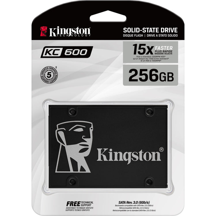 Kingston Kingston SKC600 256G KC600 SSD, 256 Go, 2,5, SATA3, 3D V-NAND TLC