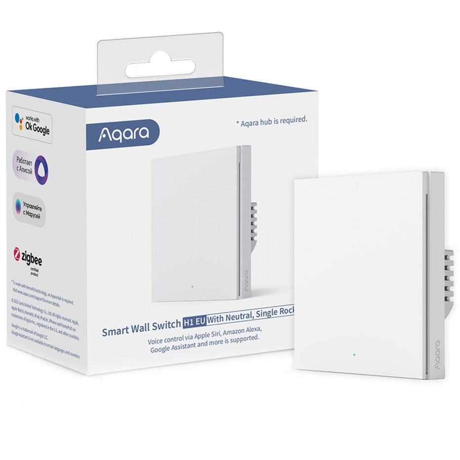 Aqara Wall interrupteur à bascule unique (avec neutre)