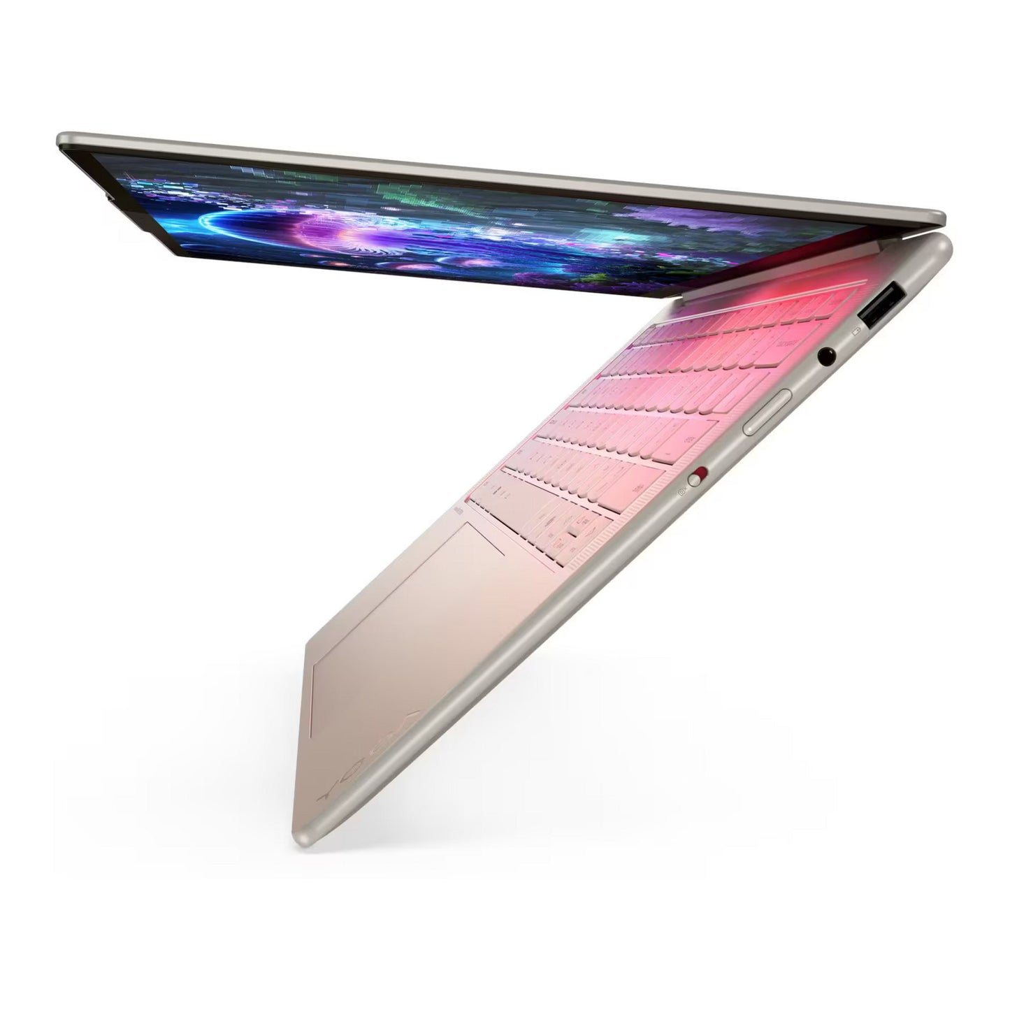Lenovo yoga slim 7 14ill10 (83jx00f7mh) aura edition 14 copilot+ ordinateur portable (blanc brillant | core ultra 5 226v | graphiques intel arc 130v | 16 Go | SSD 512 Go)