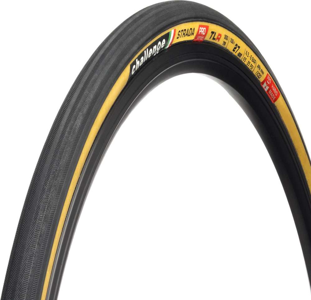 Challenge - strada pro ot tlr 700x25c noir marron