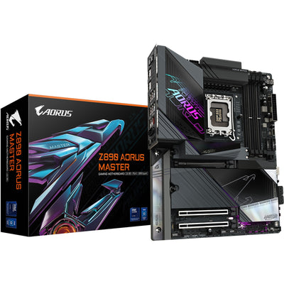 Carte mère Gigabyte Z890 AORUS Master Socket 1851 (RAID, 10 Go-LAN, Wi-Fi 7, BT, Son, ATX)