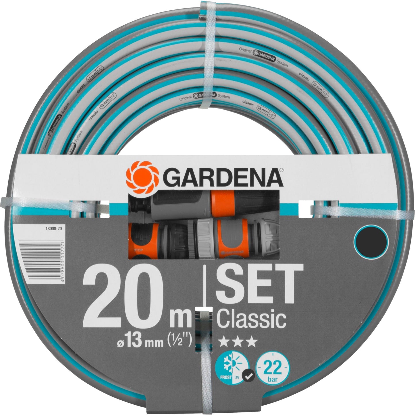 Gardena tuyau 13 mm (1 2), avec accessoires