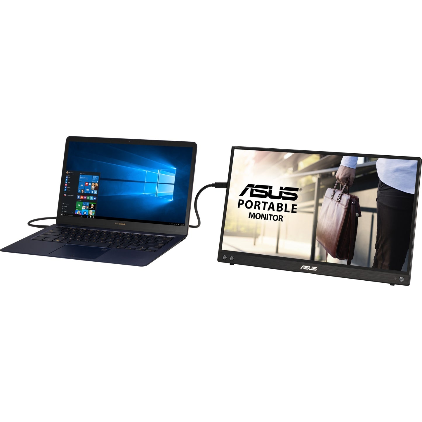 Moniteur Asus zenscreen mb16acv 16 (noir, usb-c)