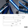 Kit de protection de cadre transparent Dyedbro