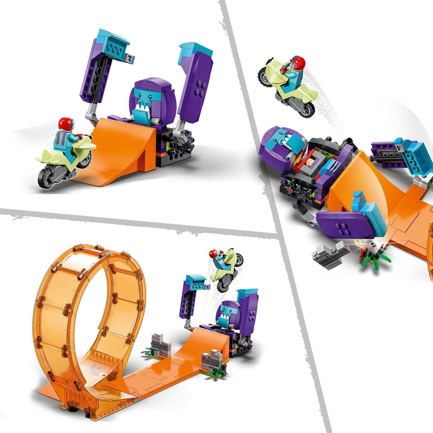 LEGO LEGO CITY 60338 Crossage de cascadeurs de chimpanzé