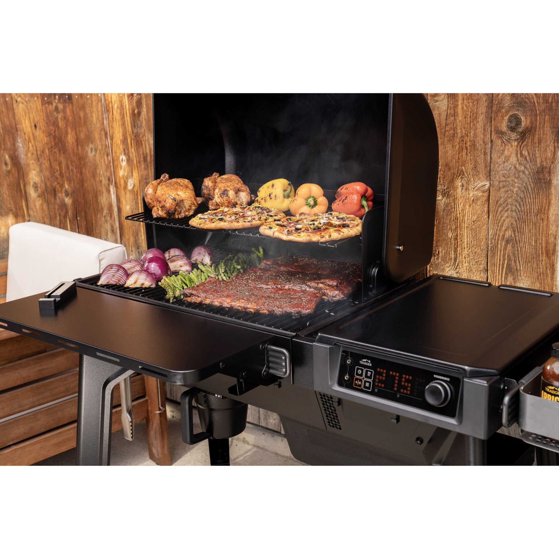 Barbecue à granulés Traeger Woodridge (noir, wifire)
