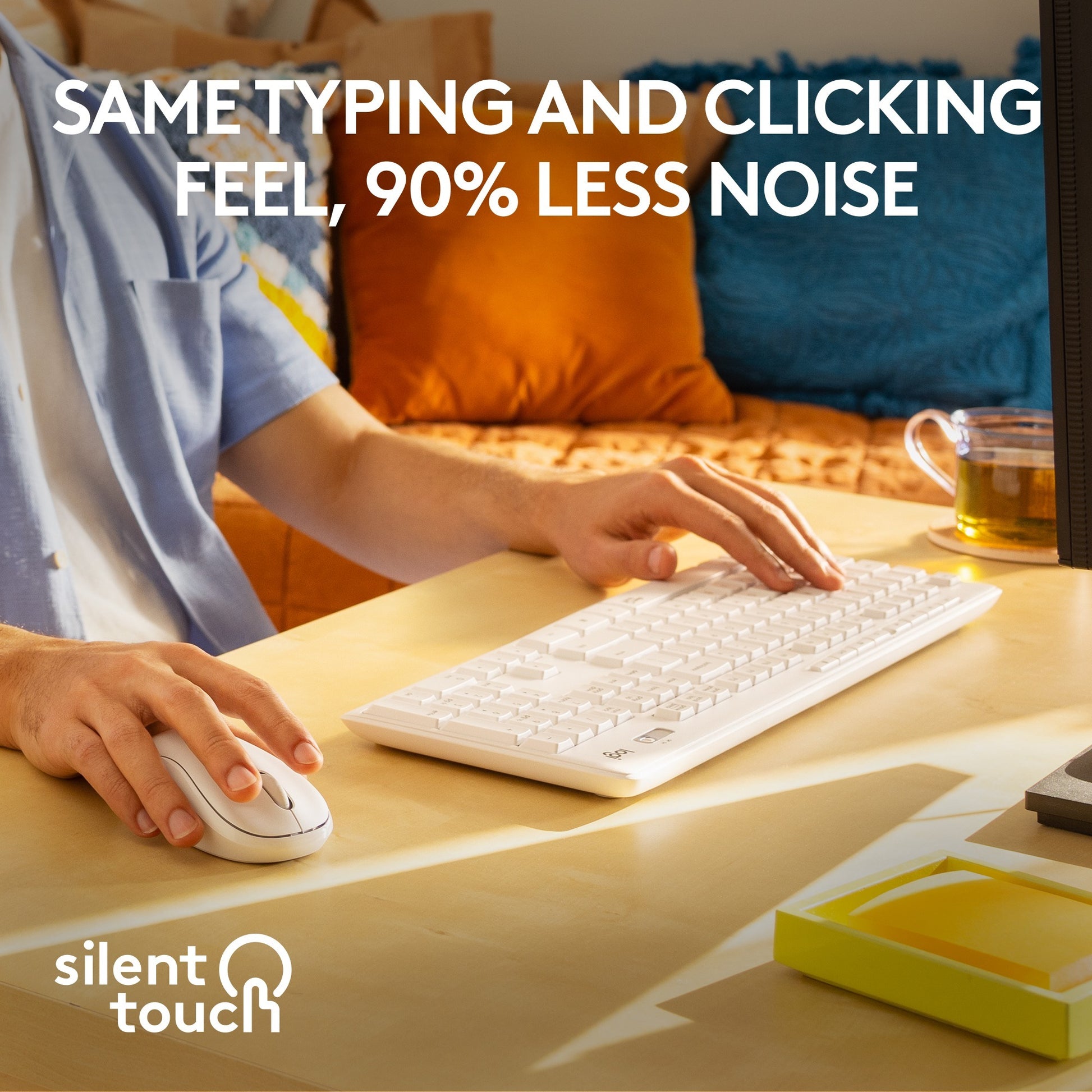 Logitech MK295 Clavier et combo de souris sans fil silencieux Logitech MK295