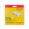 Dellock USB-C> VGA HDMI DVI