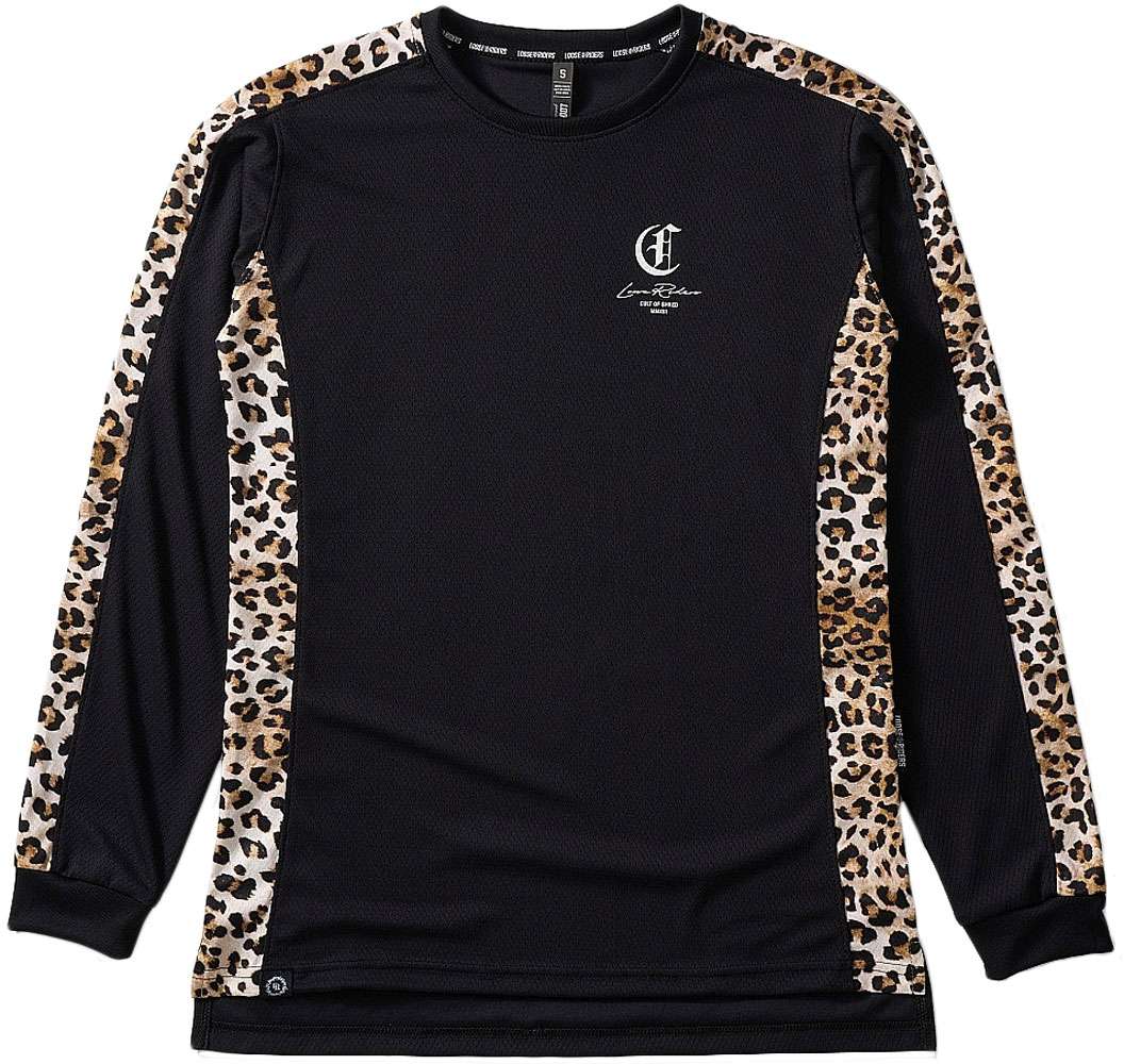 Loose riders léopard - maillot manches longues femme