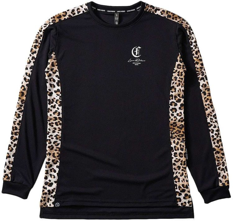 Loose riders léopard - maillot manches longues femme