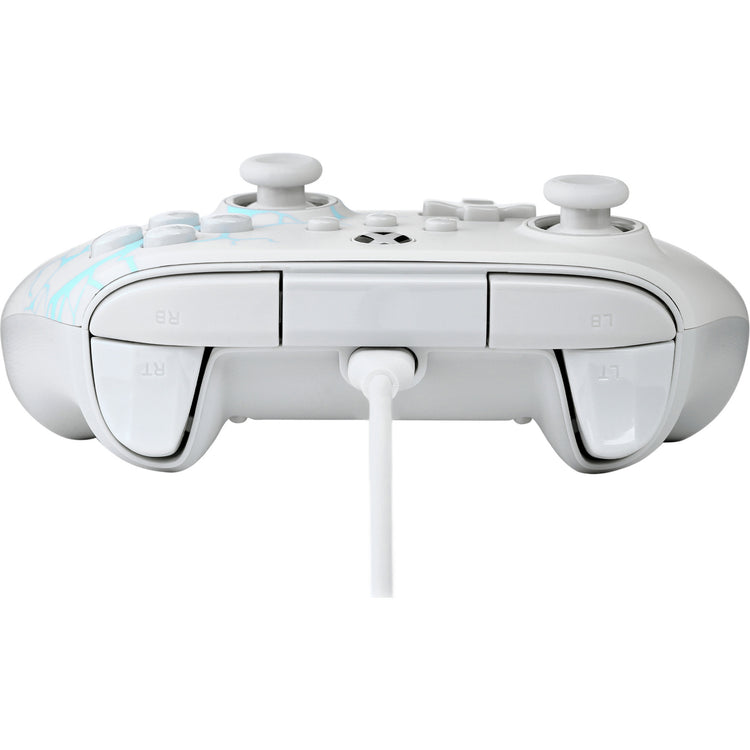 Manette Powera Advantage avec câble pour Xbox Series X|s - Polar Ice (blanc bleu, Xbox Series X|s, Xbox One, PC)