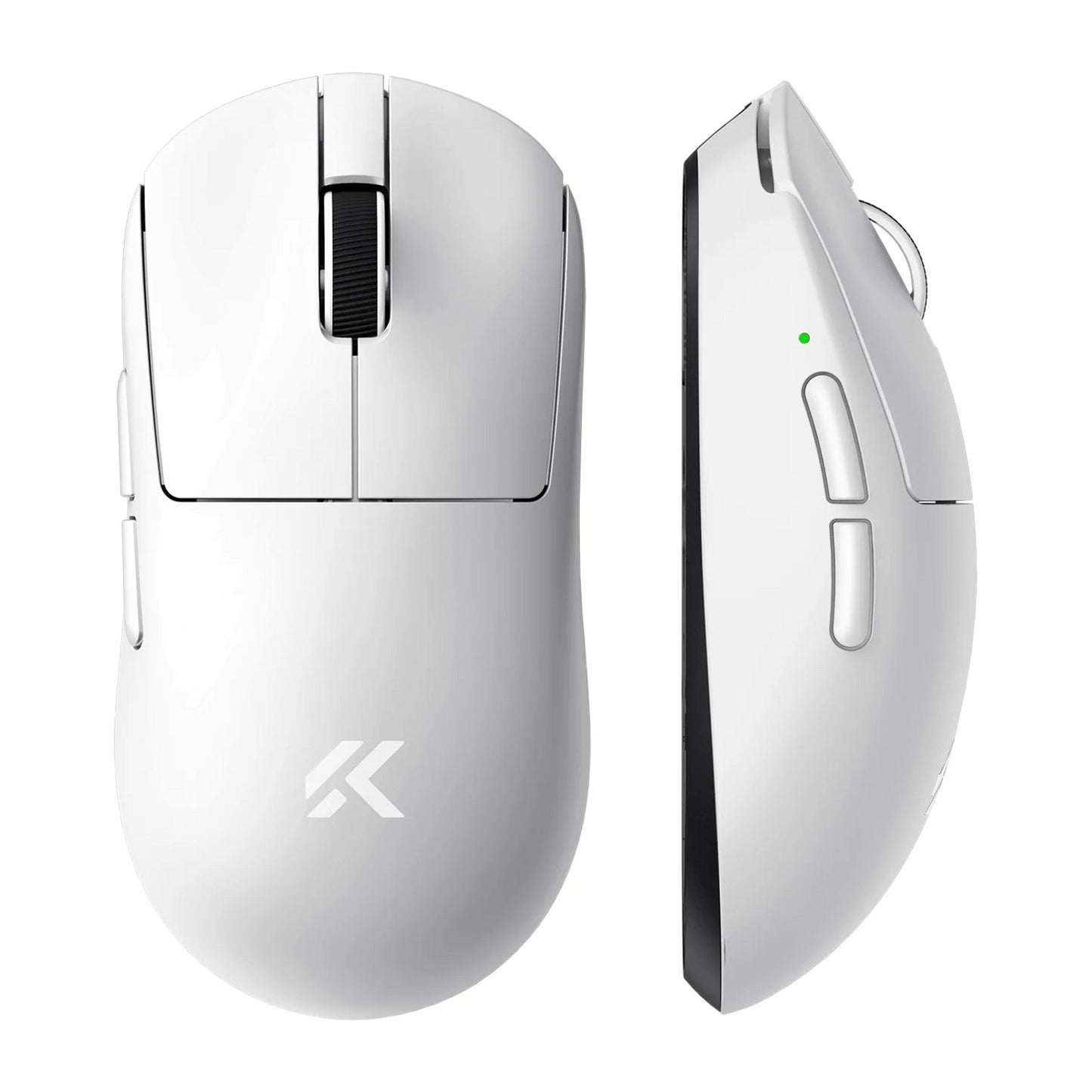 Souris de jeu Mchose a7 v2 ultra (blanc, 42000 dpi, Bluetooth USB-C 2,4 GHz)