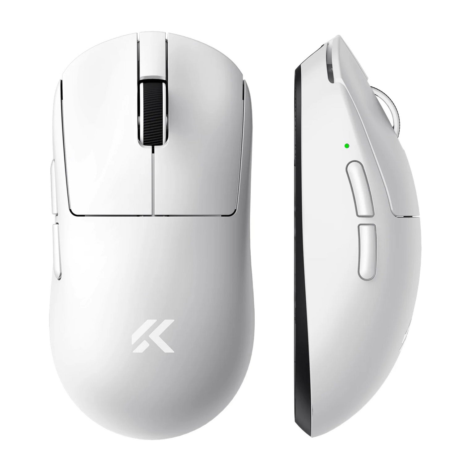 Souris de jeu Mchose a7 v2 ultra (blanc, 42000 dpi, Bluetooth USB-C 2,4 GHz)