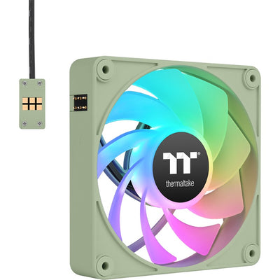 Thermaltake ct120 ex reverse argb synchiste pc refroidissement ventilateur matcha