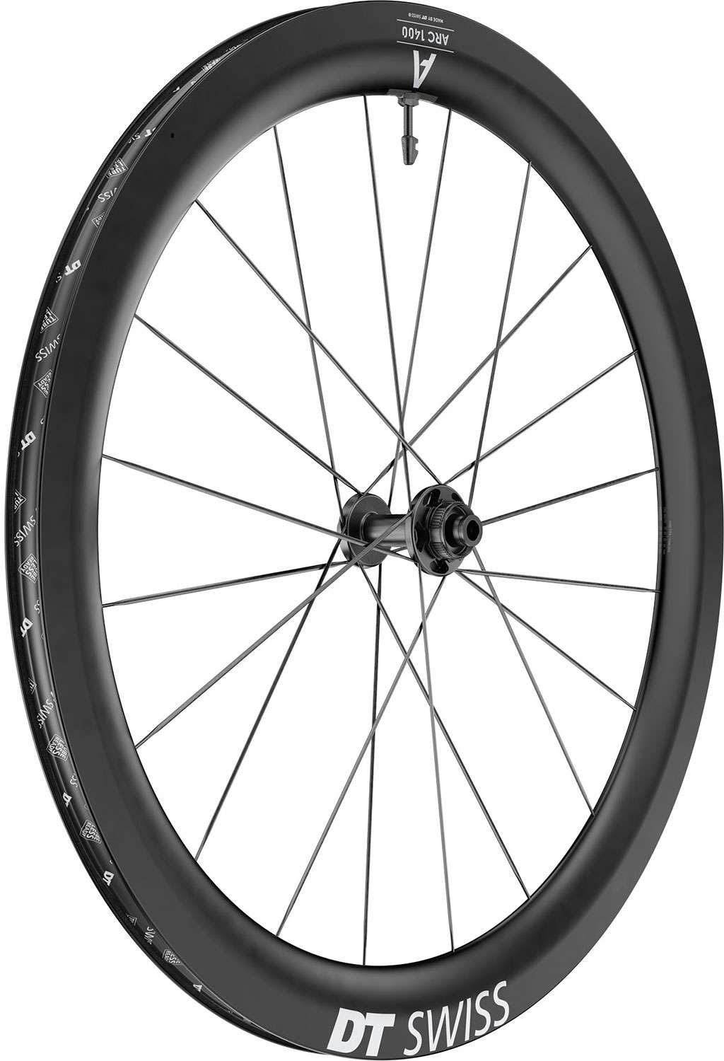 Roue Avant DT Swiss Arc 1400 Dicut® 55 28 Disc Cl Carbone