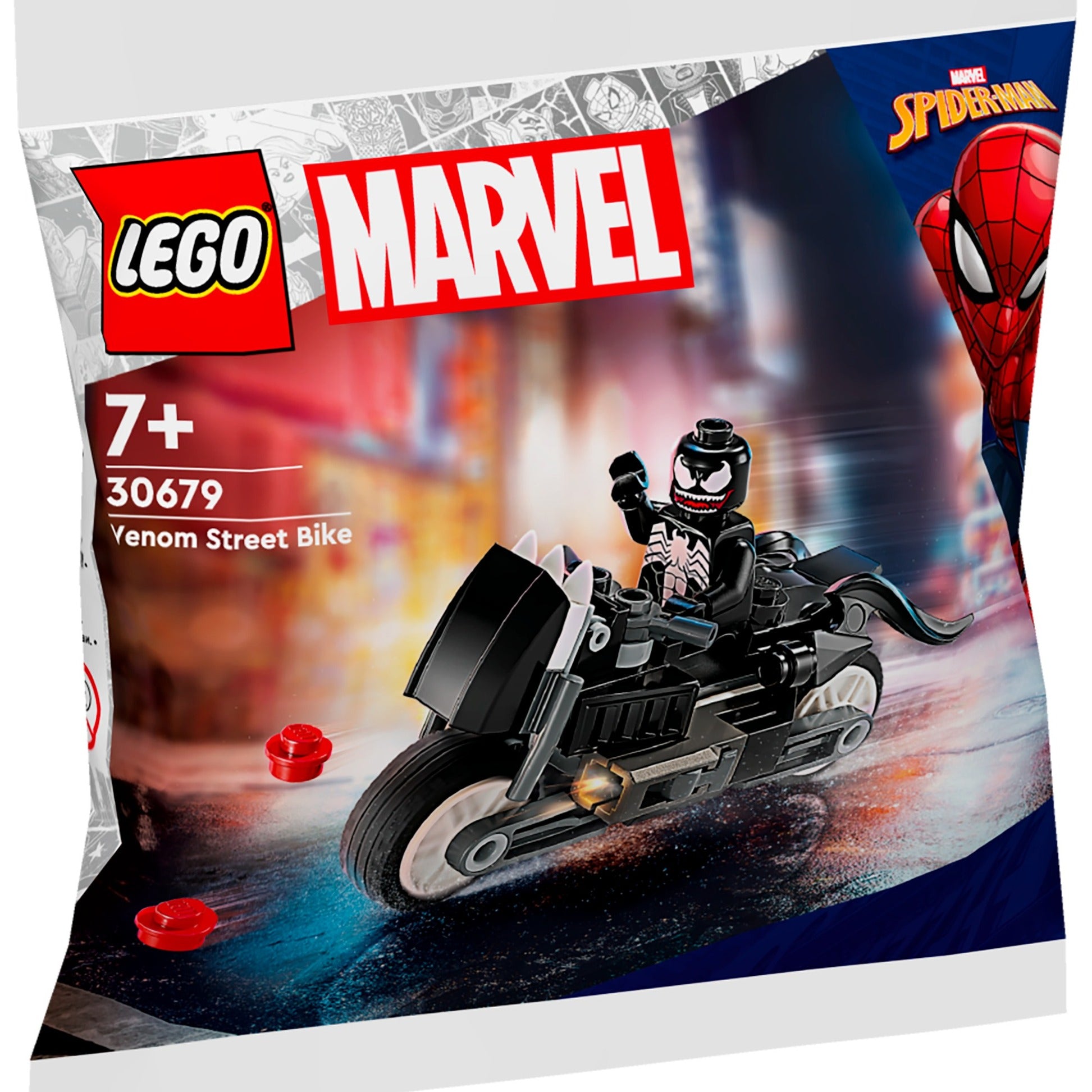 Lego Marvel - jouet de construction de vélo de rue Venom (30679)