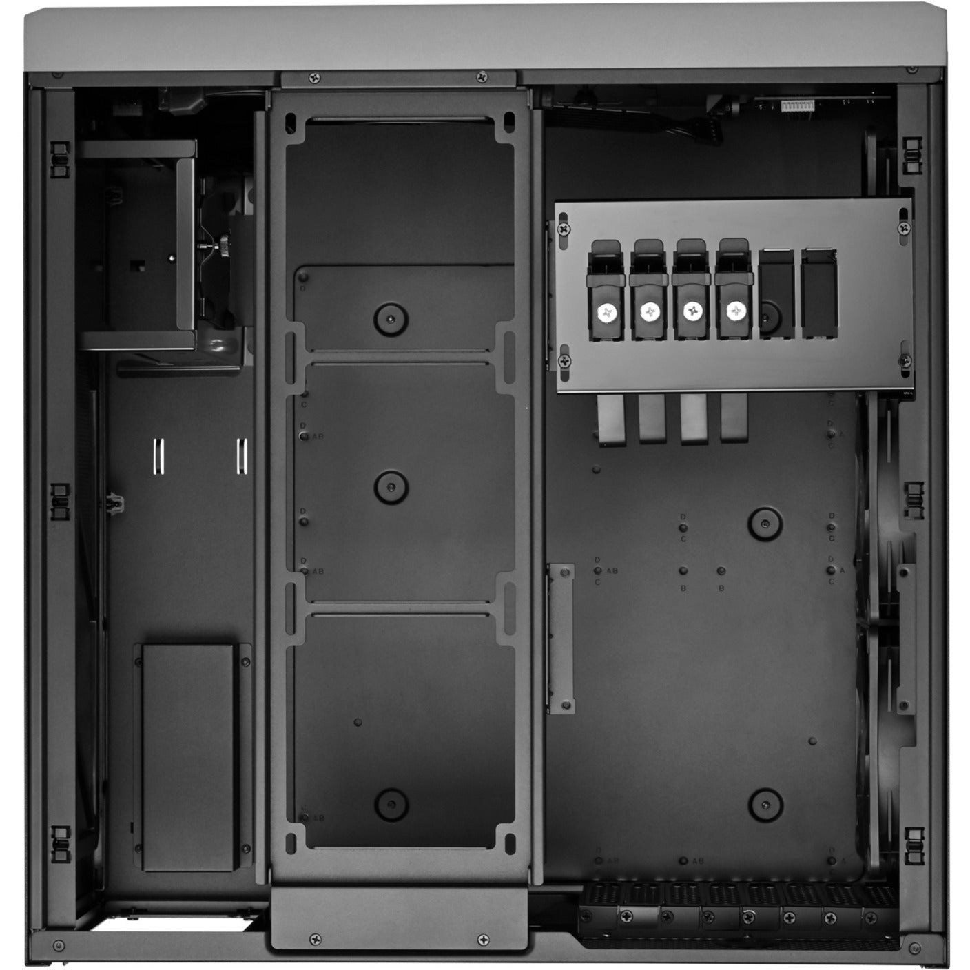 Boîtier Silverstone Crown 04 HTPC (gris foncé | 4x USB-A | 1x USB-C)