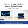 Agir la connectivité USB-C 3.2 Gen2 Cable optique actif (AOC) se connecte