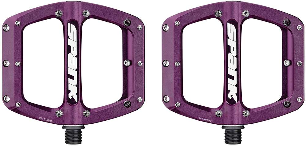 Pédales plates de redémarrage de la cuillère Spank