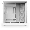 Boîtier tour midi Nzxt h9 flow (blanc (mat) | 2x USB-A | 1x USB-C | verre trempé)