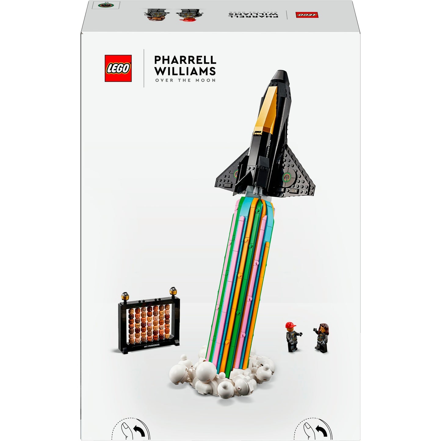 Icônes Lego - vers la lune avec les jouets de construction Pharrell Williams (10391)