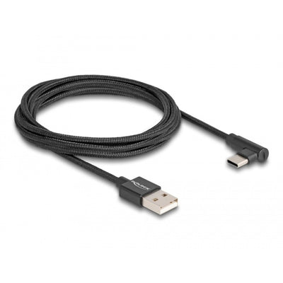Mâle Dellock USB-A 2.0> mâle USB-C