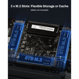 Terramaster f2-425 plus nas (blanc, 2x 5GBe, HDMI, USB)