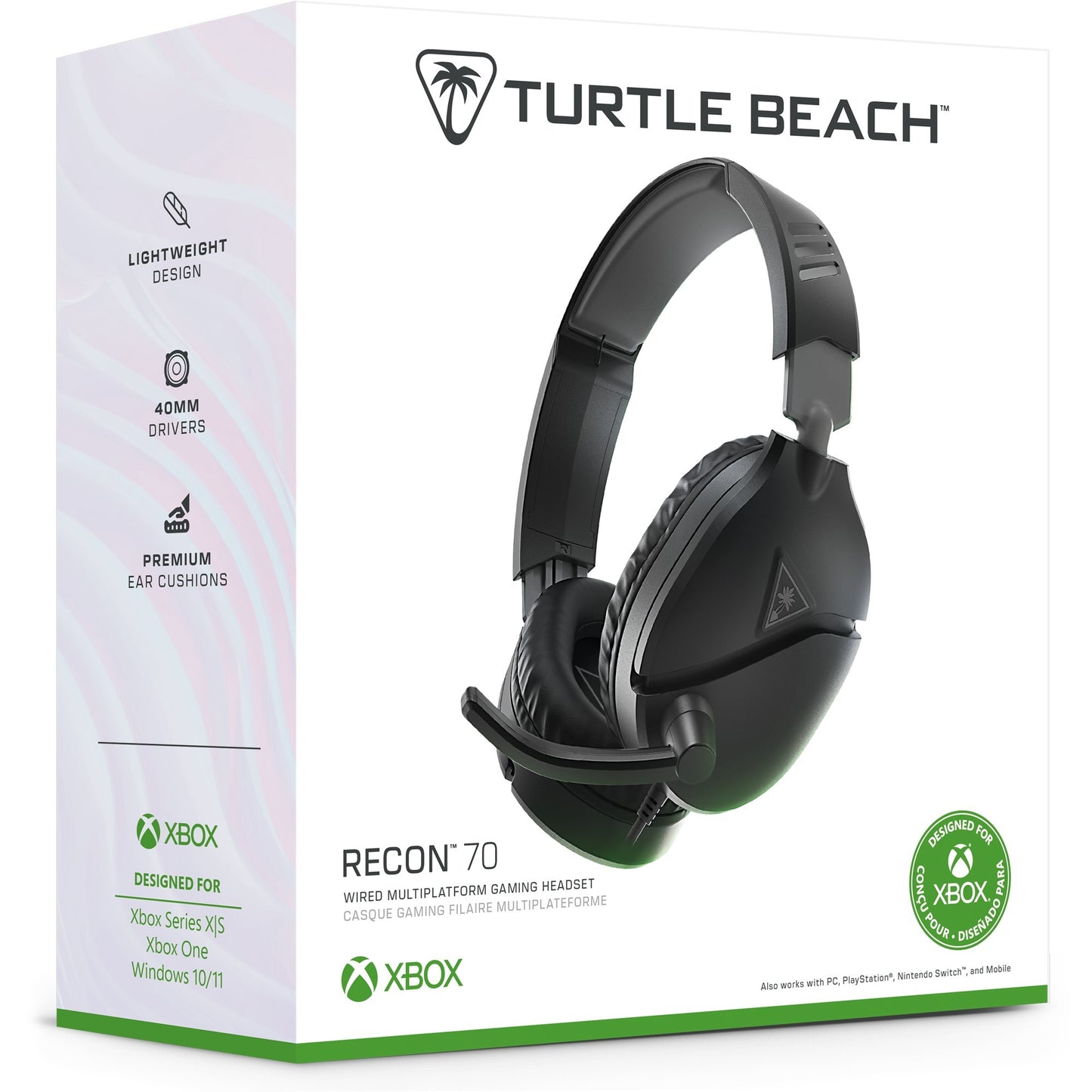 Turtle Beach Ear Recon 70x Black (2024)