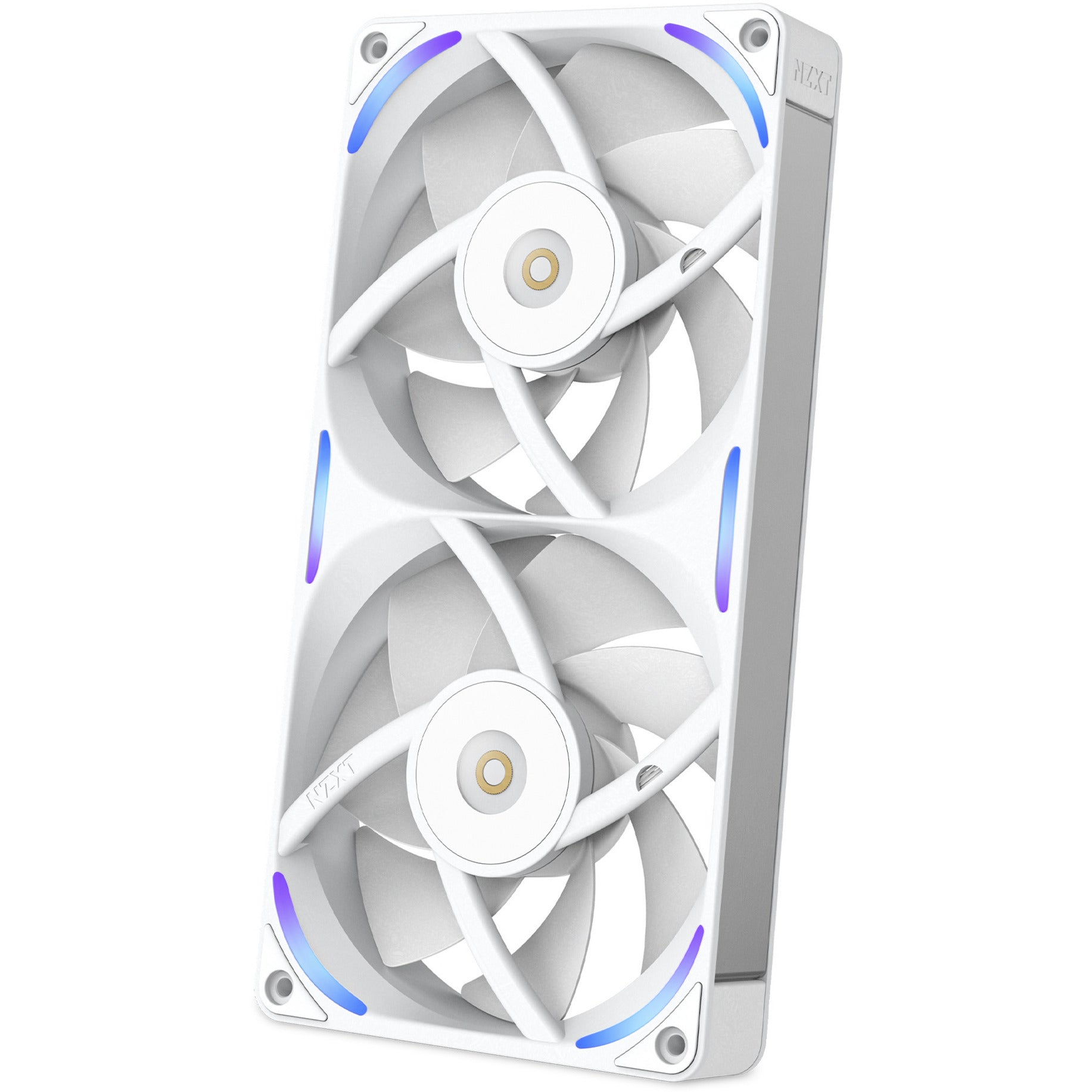 Ventilateurs de boîtier Nzxt f240x rgb (blanc, 2 pièces, 240 x 120 x 30 mm, pwm)