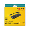 Dellock USB-C 3.1> 3x USB-A 3.0 Hub + 1x VGA