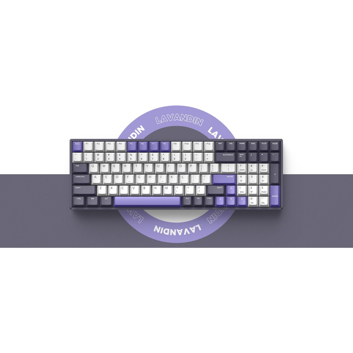 IQUnix F97 Clavier mécanique sans fil Lavandin