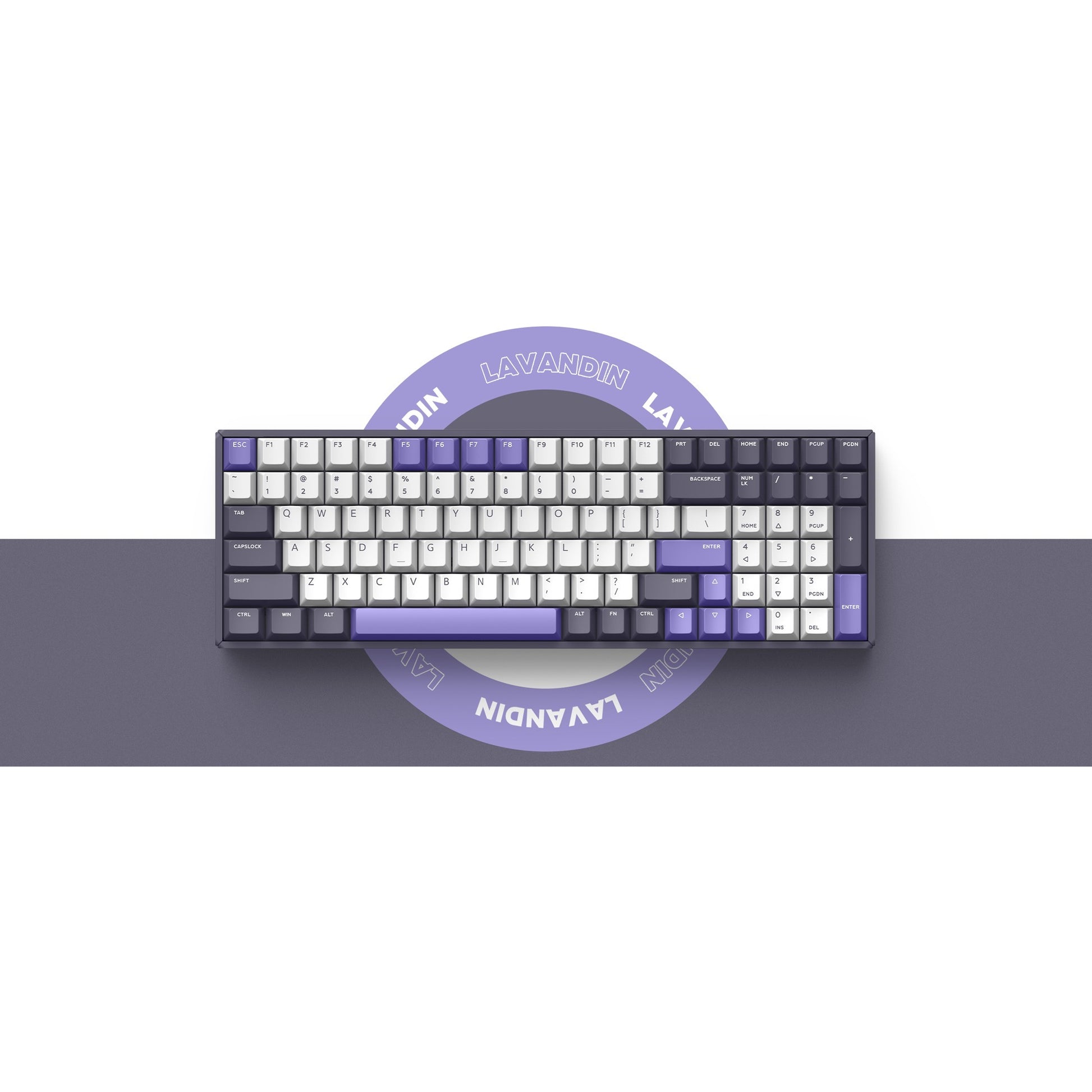 IQUnix F97 Clavier mécanique sans fil Lavandin