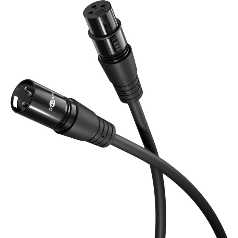 Câble de connexion Goobay XLR (noir, 15 mètres)